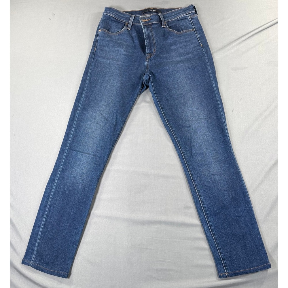 J Brand Skinny Jeans Women's 27 Blue Mid Rise Stretch Denim Ankle Medium Wash